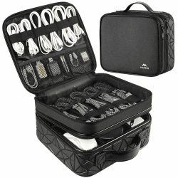 MATEIN Kabeltasche Organizer - 3 Schicht Kabelorganizer