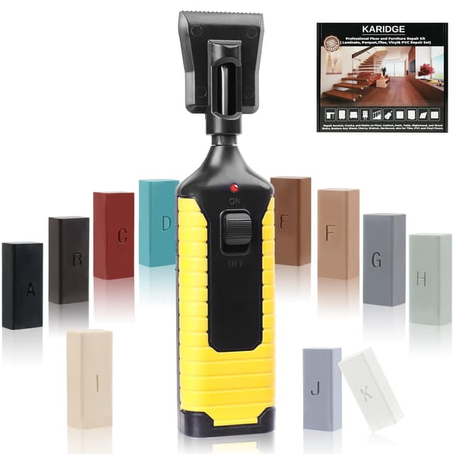 🛠️ Fliesen Reparaturset X-01 | Keramik, Marmor, Holz, Parkett | Hartwachs Reparatur | Wachsschmelzer
