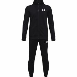 Under Armour Jungen Knit Track Suit XL 158/170 Schwarz / Weiß 🏃‍♂️💨