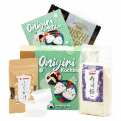 🍙 Onigiri Kochset für japanische Reisdreiecke – 5-teilige DIY Box mit 3 Rezeptideen