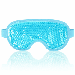 👁️🌞 NEWGO Augenmaske Kühlend - Kühlmaske Gesicht - Gel Augenmaske Kühlend Wiederverwendbar (Blau)