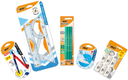 📏✏️ BIC Schulbedarf Set: Zirkel, Bleistifte, Spitzer und mehr! 📐