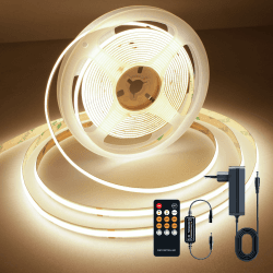 🌟 TTWAY COB LED Streifen 5M, Dimmbare LED Strip Warmweiss 3000K