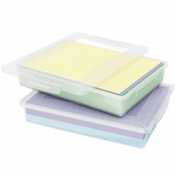 🌟 Lifewit 2 Pack 5L Aufbewahrungsbox mit Deckel - Transparente Organizer für Büromaterialien und mehr!