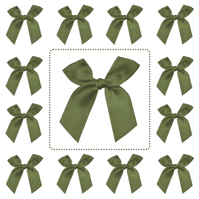 🎀 Jisrcha 60 Stück Schleifen - DIY Handgefertigte Deko für Hochzeit, Geschenkverpackung, Basteln 🎁