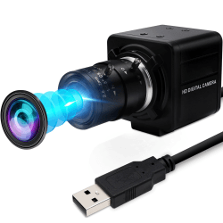 📷 ELP Web Kamera 1080P mit 2.8-12mm Zoom Objektiv,2MP OV4689 60fps