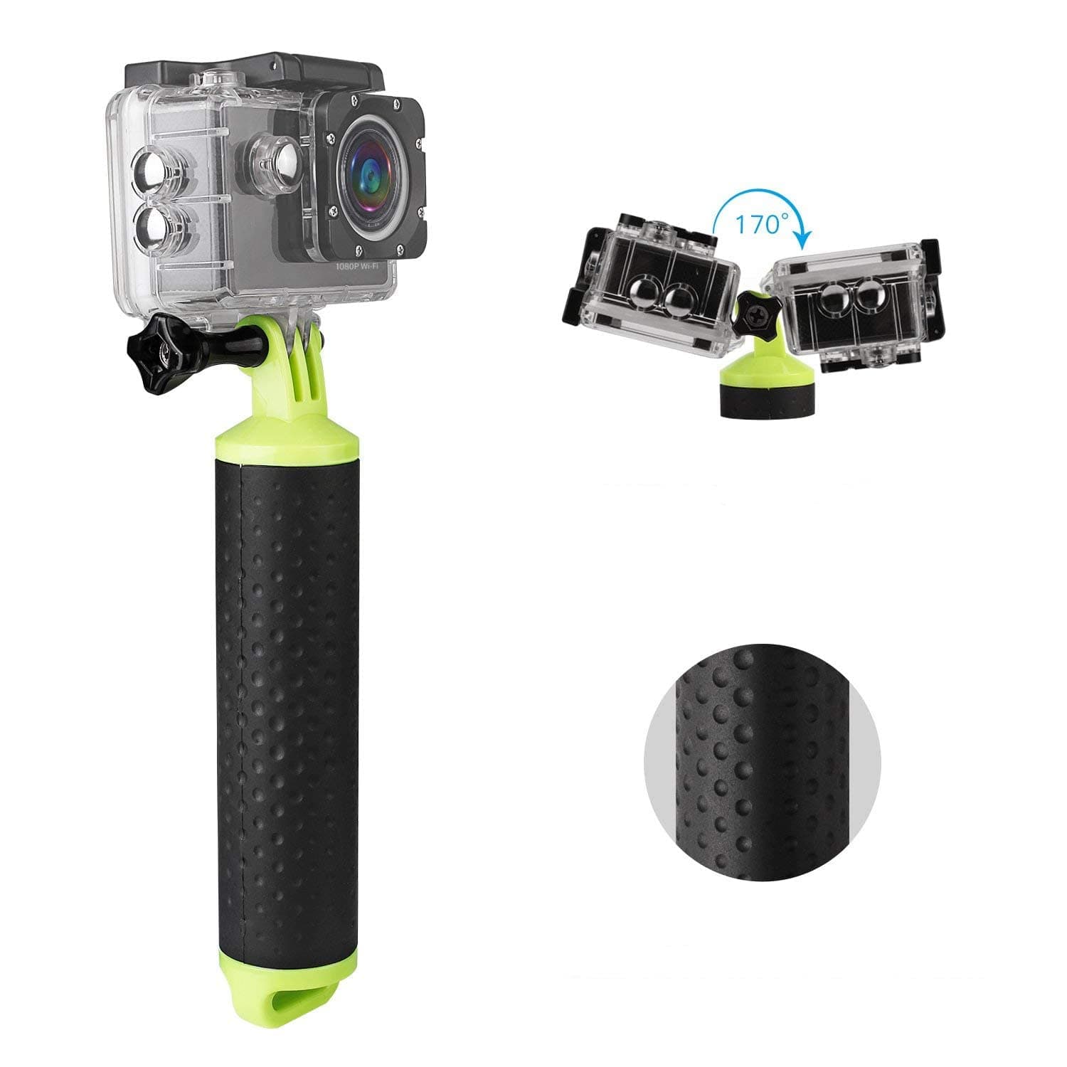 WOLFANG Schwimmender Griff für Action Cam 🌊📸