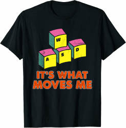 😎 WASD RGB Tastaturtasten PC Gaming Geschenk T-Shirt für Computer-Gamer 😎