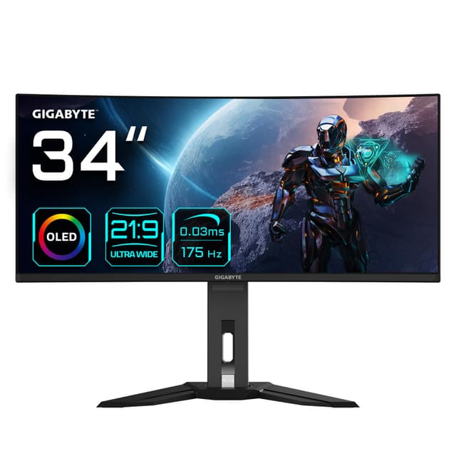 🎮 Angebot: Gigabyte MO34WQC 34" OLED WQHD Curved Gaming Monitor!