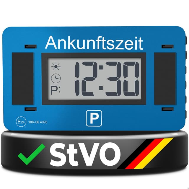 🅿️ Parkwächter V2 Elektronische Parkscheibe mit Zulassung nach StVO