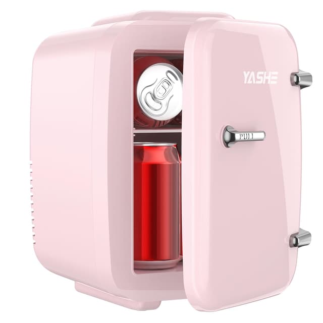 YASHE Mini Kühlschrank - 4 Liter Mini-Kühlschrank für Kosmetik und Getränke 🌟