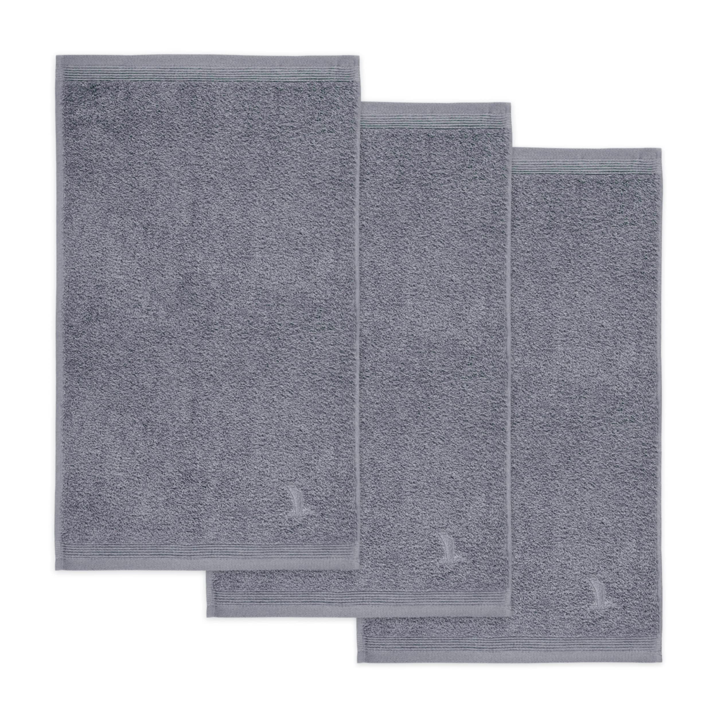 🛁 Luxuriöses möve Superwuschel Gästetuch Set 3er - 30x50 cm stone