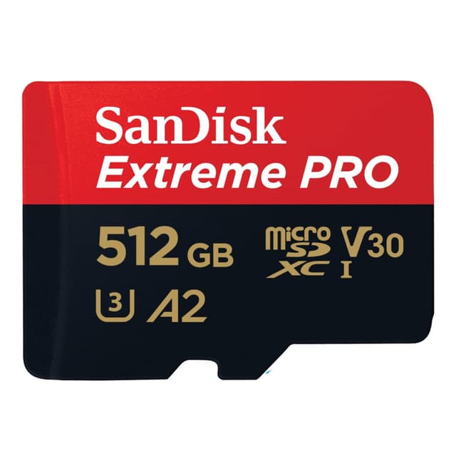🚀 Deal des Tages: SanDisk Extreme PRO microSDXC UHS-I Speicherkarte 512 GB + Adapter & RescuePRO Deluxe