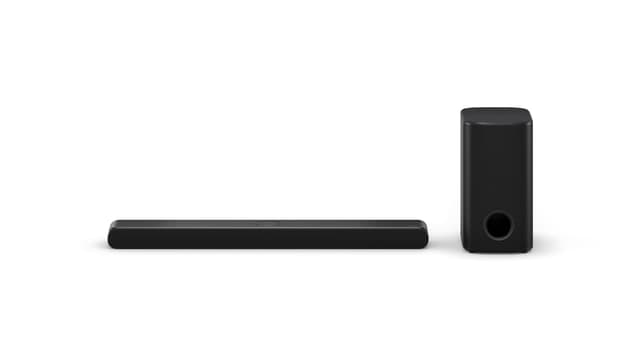 🔊 LG DS77TY 3.1.3 Dolby Atmos Soundbar (400W) mit kabellosem Subwoofer (eARC, HDMI, Optisch, Bluetooth) [2024], Schwarz