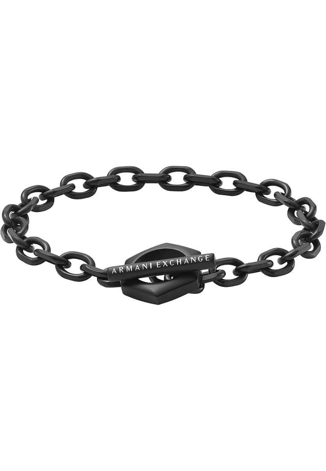 Armani Exchange Herren-Edelstahlarmband mit Karabinerverschluss 🖤