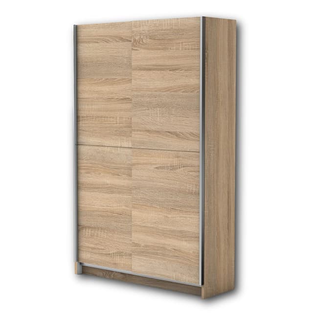 🌟 Deal des Tages! Schlanker Schwebetürenschrank in Eiche Sonoma Optik 🌟