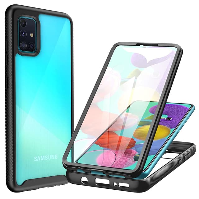 CENHUFO für Samsung Galaxy A71 Hülle - 360 Grad Schutzhülle mit 🛡️ Stoßfest Panzerhülle