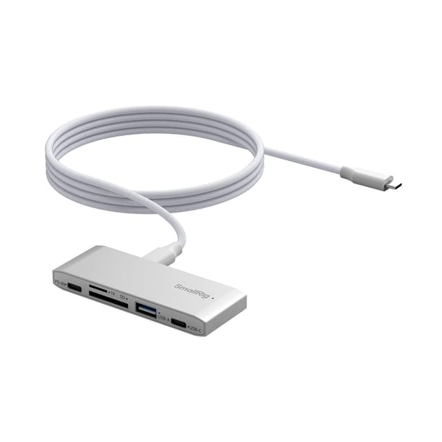 🚀 SmallRig SD-Kartenleser 5-in-1-Speicherkartenleser mit 2 USB-C und SD/TF-Kartensteckplätzen