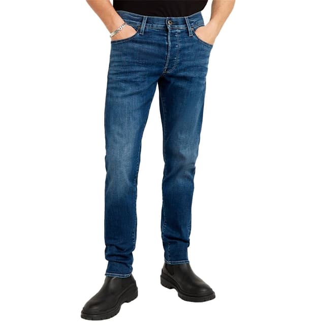 👖 G-STAR Herren 3301 Slim Jeans Jeans 34W / 32L Blau (Medium Aged D25742-8968-071) - Sonderangebot!