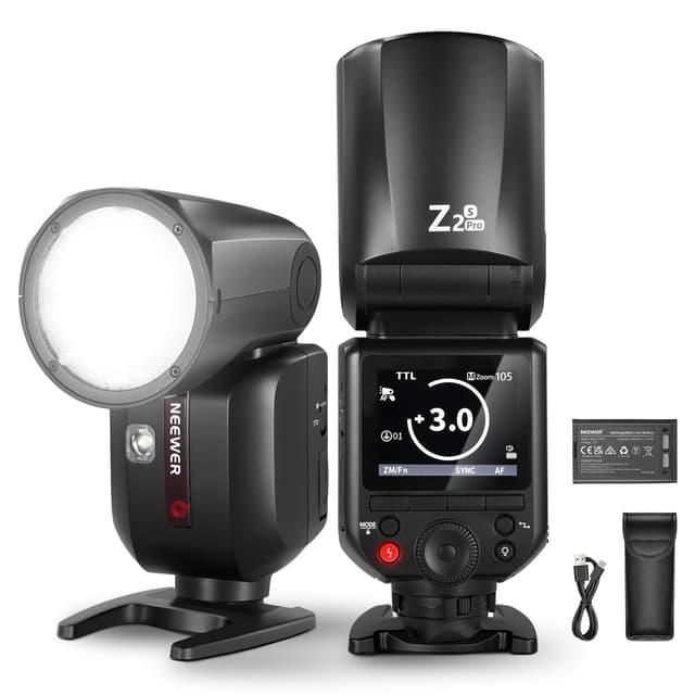 NEEWER Z2PRO-S 2.4G TTL Round Head Blitz Speedlite für Sony 📸🔦