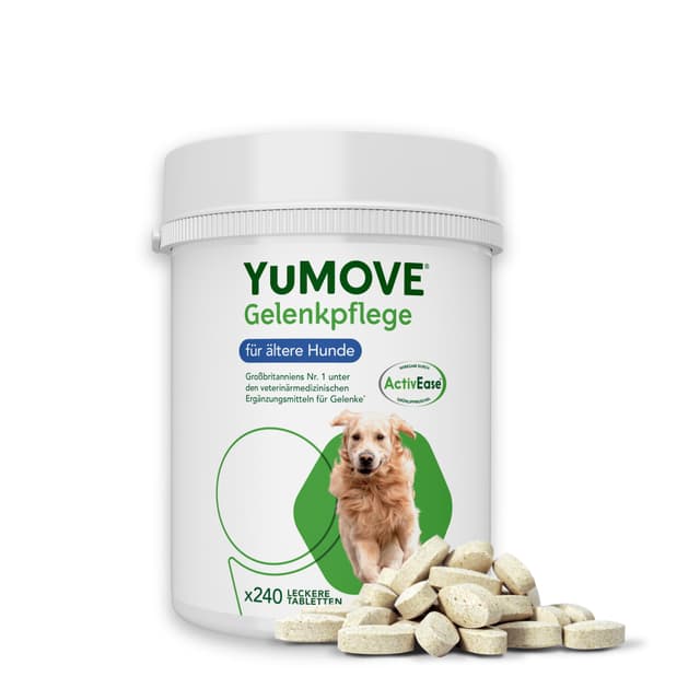 🐶 YuMOVE Grünlippmuschel Hund Gelenktabletten - 240 Tabletten 🐾