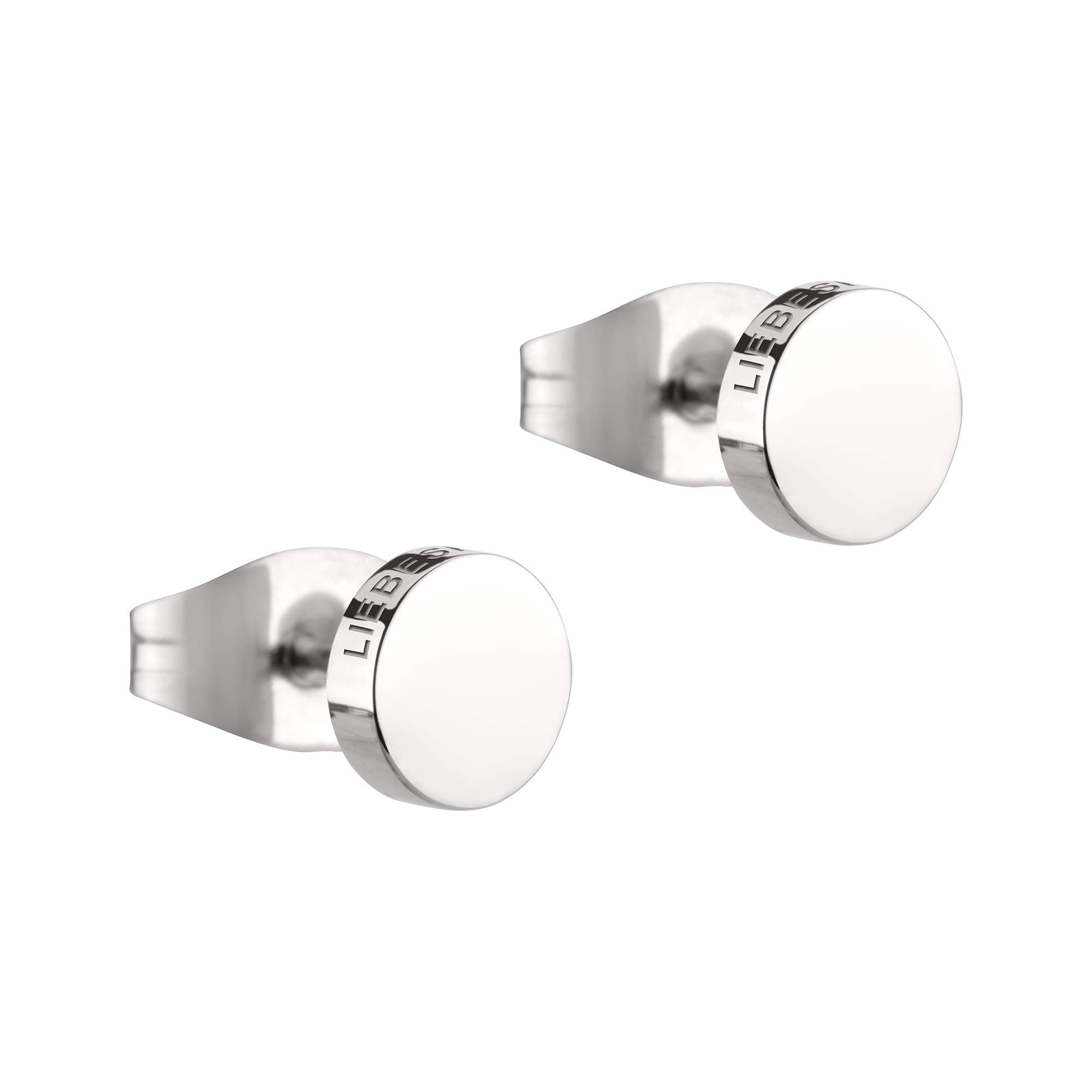 Liebeskind Berlin Ohrstecker LJ-0049-E-07 Edelstahl Silber rund poliert- klein 😍💍