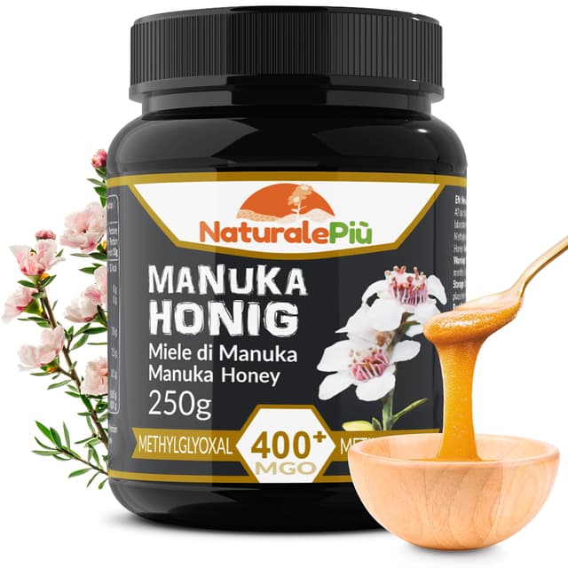 Angebot: NaturalePiù Manuka-Honig 400+ MGO – 250g 🍯🇳🇿