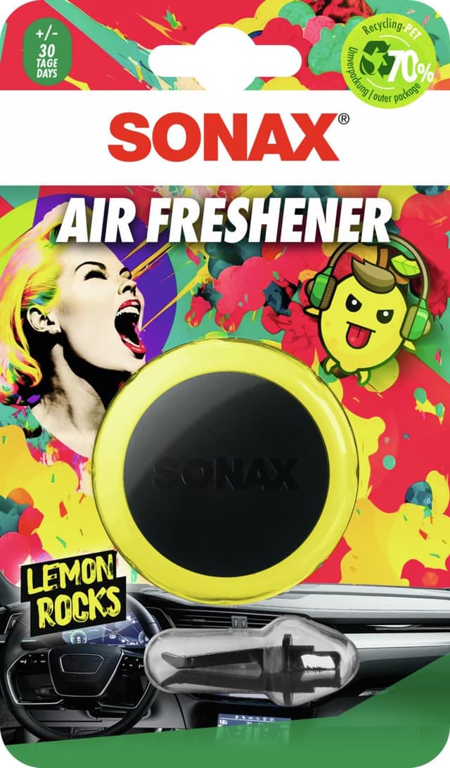 🍋 SONAX Air Freshener Lemon Rocks (1 Stück) - Angebot!