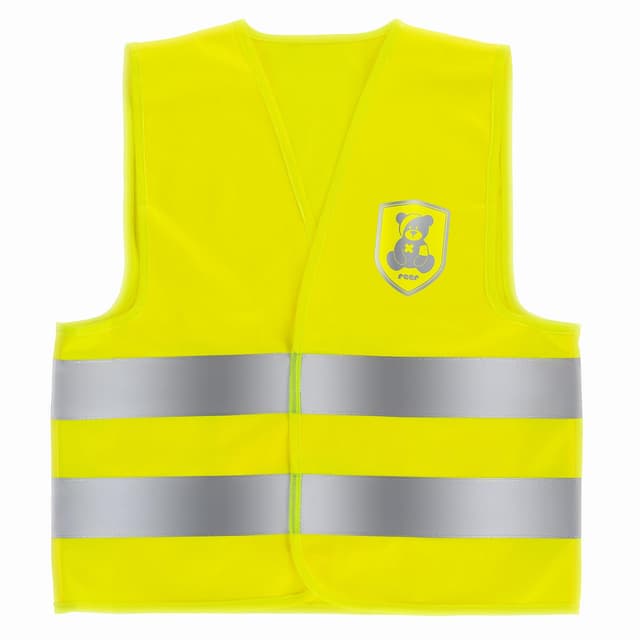 🌟👶🚸 reer MyBuddyGuard Kinderwarnweste | Sicherheitsweste für Kleinkinder und Kinder | Reflektierend | Neongelb 110-140 🚸👶🌟