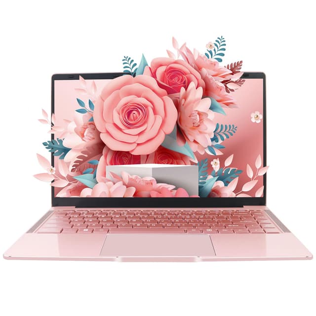 Zyphionix 14 Zoll Ultrabook Laptop, 8 GB RAM 512G SSD, Windows 11 Pro, Dünnes und leichtes Notebook, 1920 x 1080 IPS, Celeron N4120 (bis zu 2,5 GHz), Dual-WLAN, 2xUSB 3.0 8GB+512G SSD Rose Gold