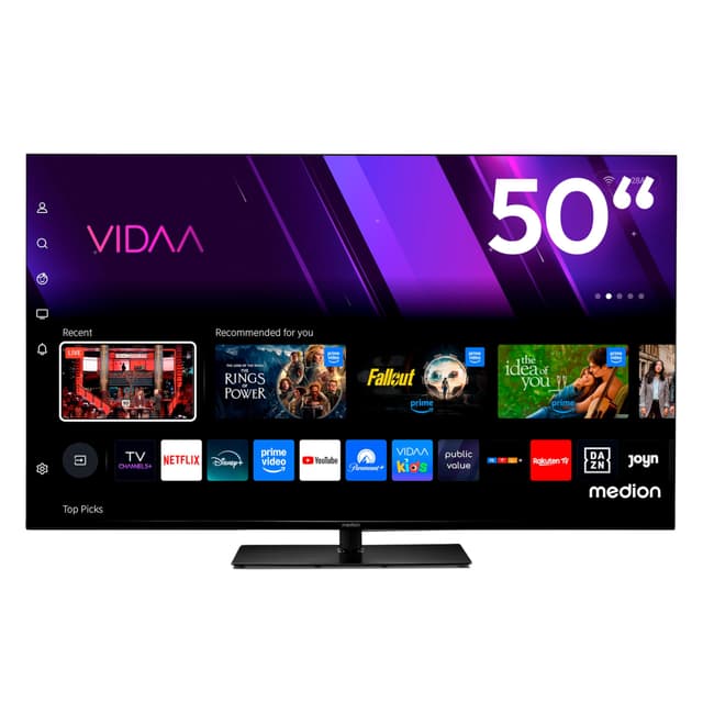 📺 MEDION 125,7 cm (50 Zoll) 4K Fernseher mit Dolby Vision HDR