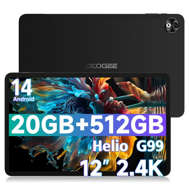 🔥 Angebot: DOOGEE T40 PRO Tablet 12 Zoll Android 14 - 20GB RAM + 512GB ROM