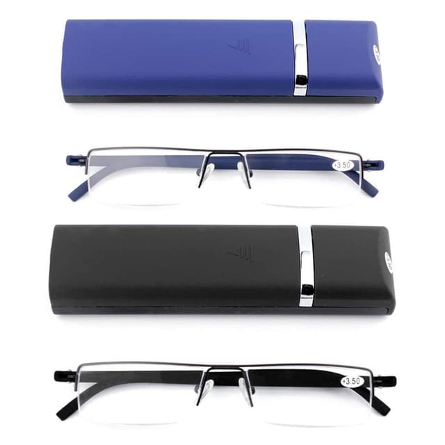 👓 KoKoBin 2 Stück Ultraleichte TR90 Lesebrillen +2.0 Dioptrien