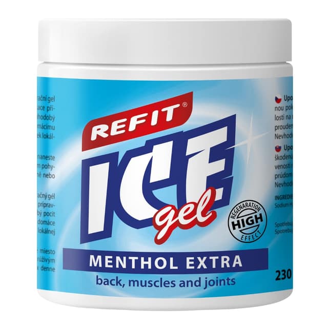 REFIT® Ice Gel Menthol Extra 230 ml 🌬️❄️ - Extra Schmerzgel für Freizeit- und Profisport
