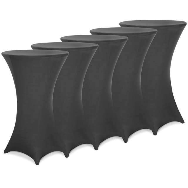 Deuba® 5X Stehtisch Hussen Ø 60-65/70-75/80-85cm 🎉 Viele Farben 30°C Waschbar 🌟