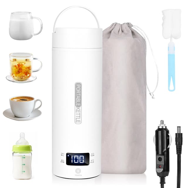 🌟 Dreamhigh® Reisewasserkocher: Mini Wasserkocher aus Edelstahl für unterwegs! ♨️