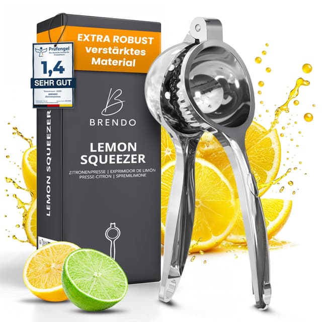 Angebot: Brendo Premium Zitronenpresse Set - Maximales Auspressen 🍋