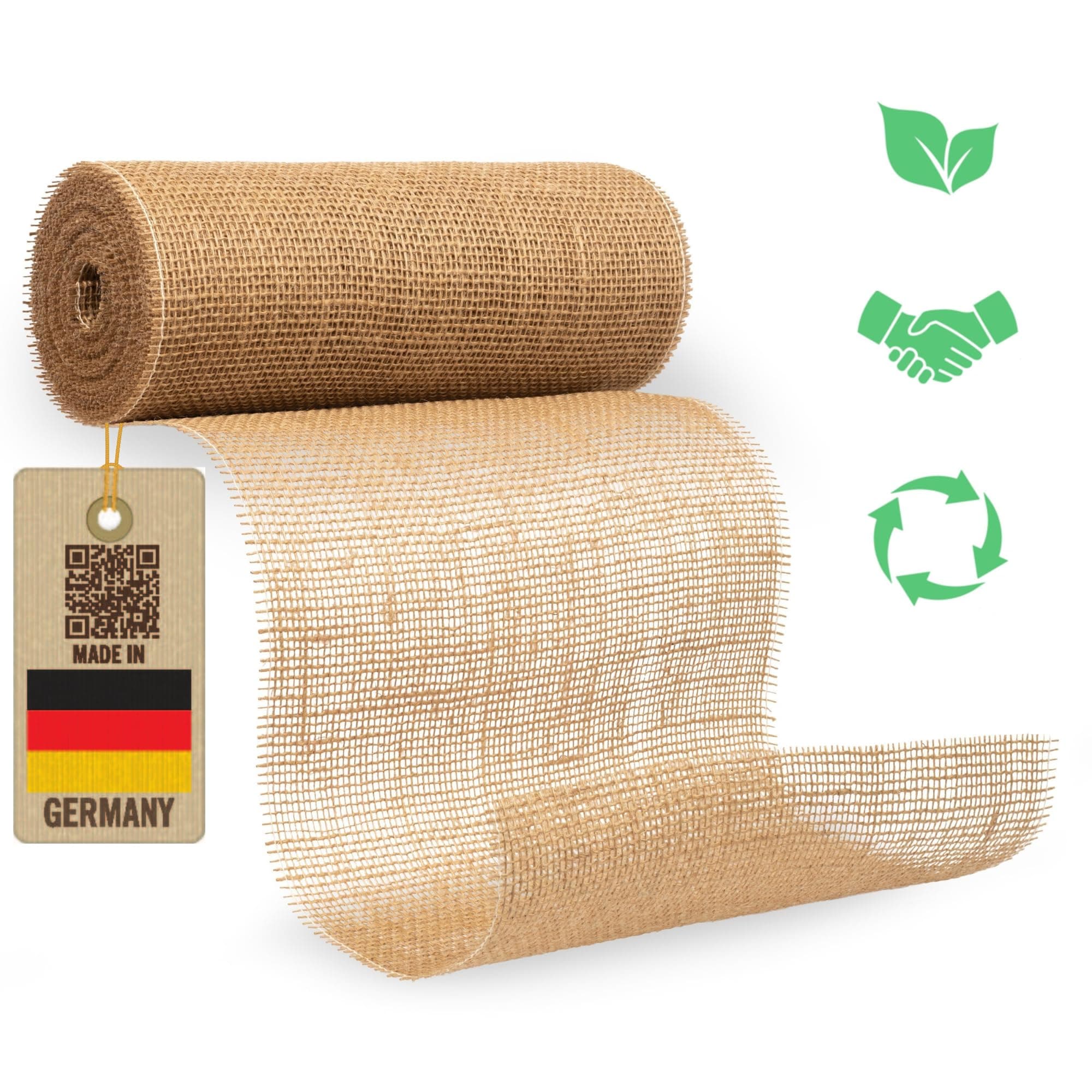 Benycs Jute Tischläufer Rolle für Tisch- und Hochzeitsdeko 🌿🎉