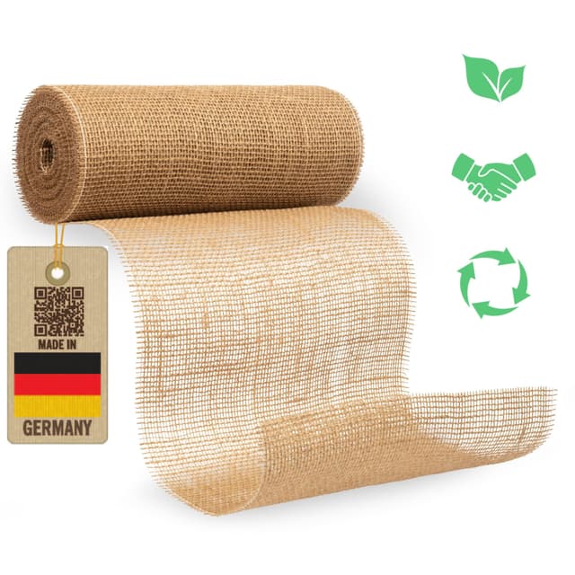 Benycs Jute Tischläufer Rolle für Tisch- und Hochzeitsdeko 🌿🎉