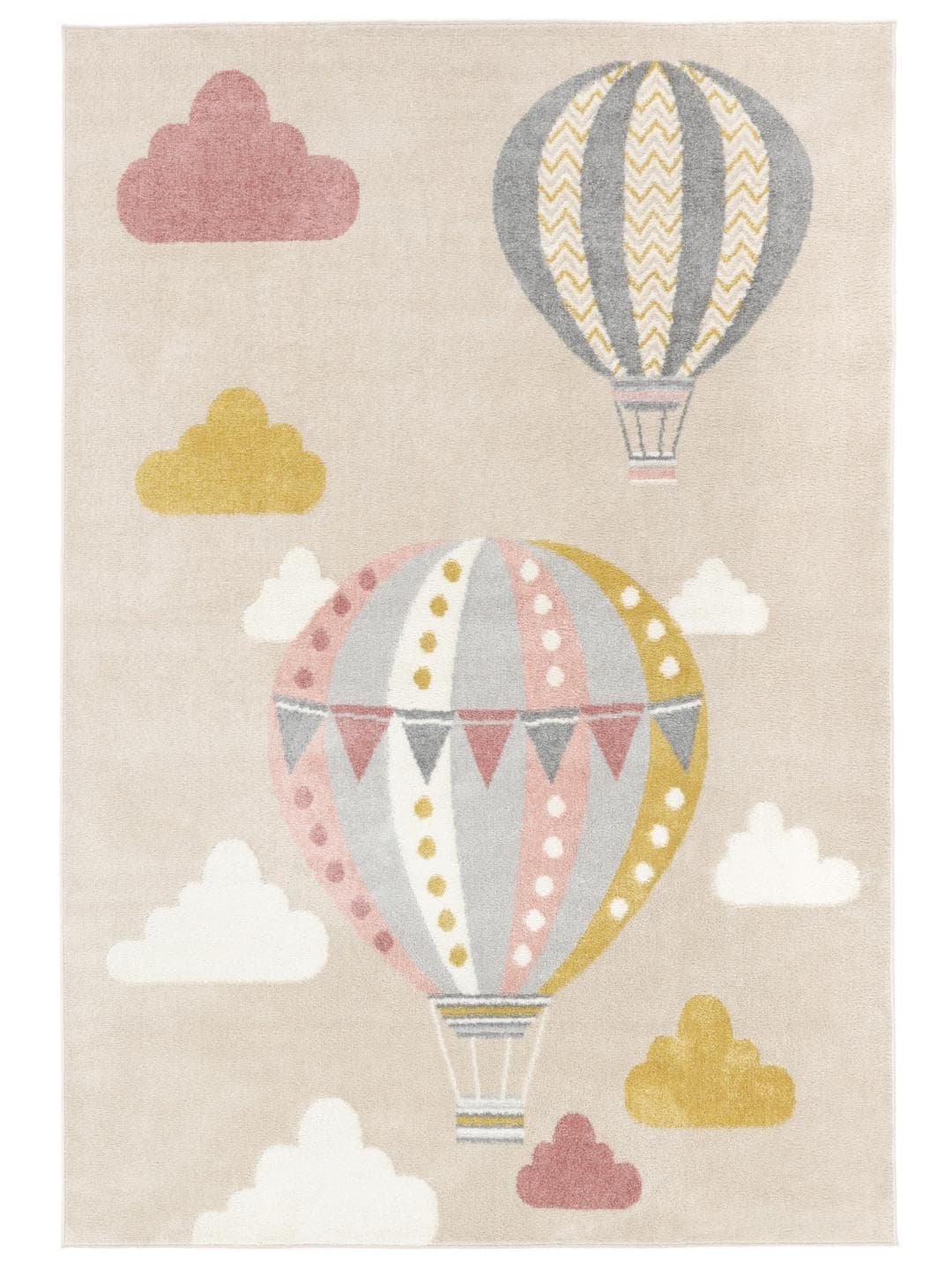 RugVista Kinderzimmer Teppich - Balloon Ride - Modernes Design 🎈
