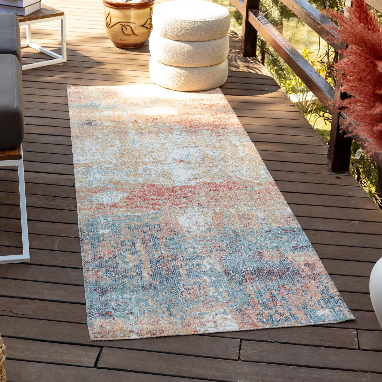 Livabliss Mijek Outdoor Teppich - Boho Style für Innen und Draußen 🌿