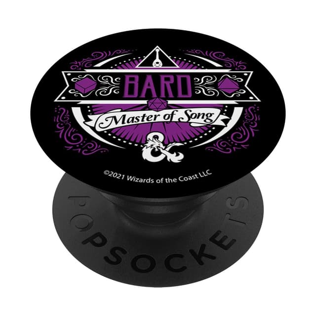 Dungeons & Dragons Bard Master Of Song PopSockets 🎶🎲