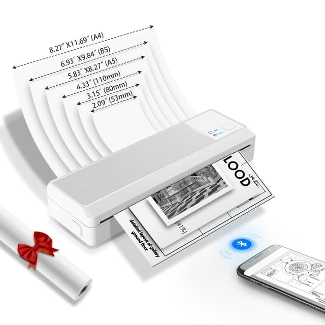 Vretti P83 Mobiler Drucker A4 für unterwegs 🖨️