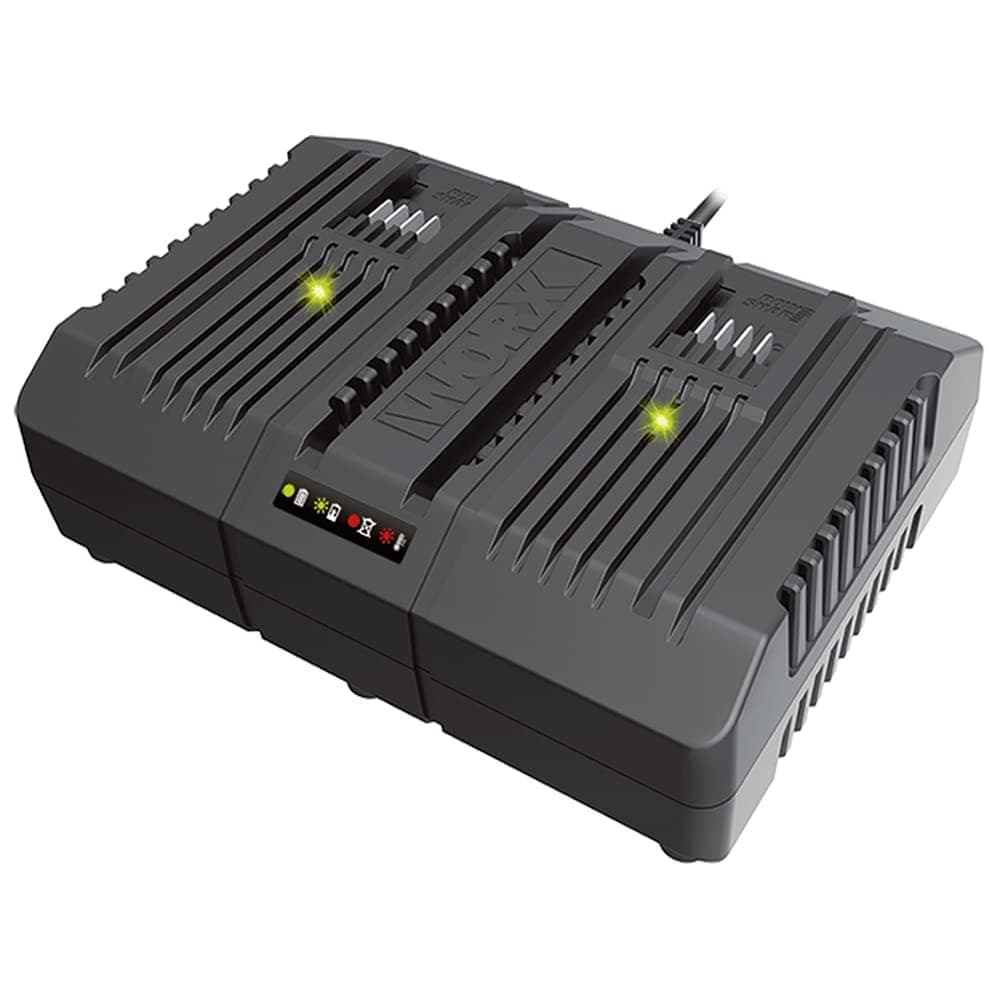 🔋 WORX WA3883 Original Dual-Ladegerät - 2X WORX 20V Akkus gleichzeitig aufladen 🛠️