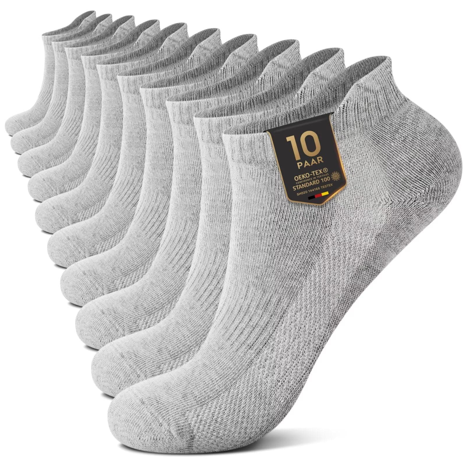 🧦 YouShow 10 Paar Sneaker Socken Damen Herren Sportsocken