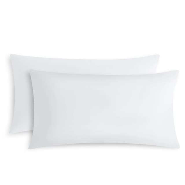 RUIKASI Kissenbezug 40 x 80 Weiß 2er Set 🛏️🌟 - Oeko Tex Kopfkissenbezug 40x80 Weiss