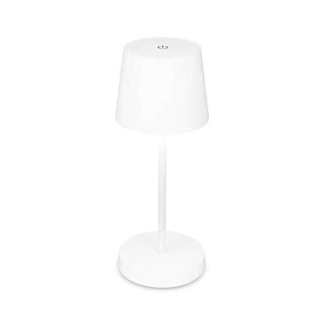 🌟 BRILONER LED Tischlampe kabellos mit Touch, dimmbar in Stufen, aufladbar via USB - Weiß 🌙