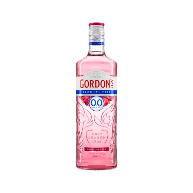 🍹 Gordon's Premium Pink 0,0 % Alkoholfrei - Gin-Alternative mit Sommer Flair! 🍓🍸