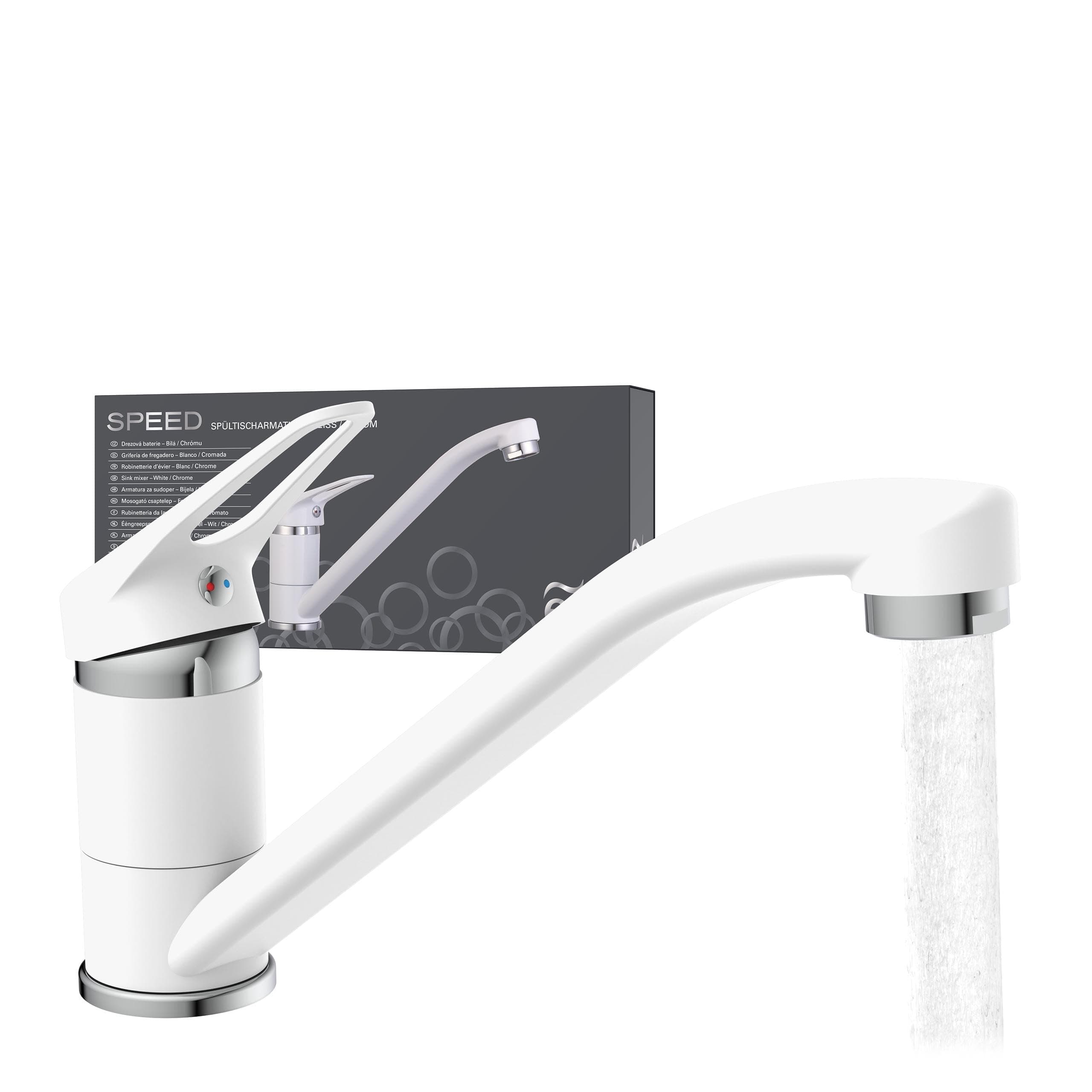 EISL Spültischarmatur SPEED, 360° schwenkbarer Wasserhahn Küche - Deal des Tages!