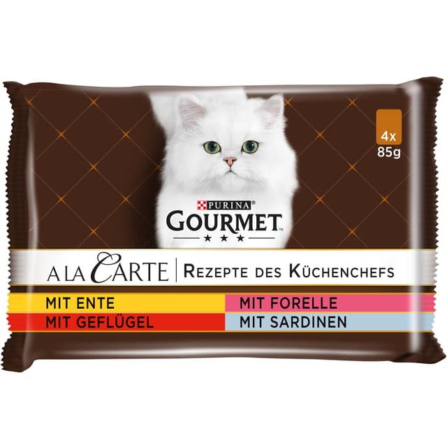 😺🍽️ Genießer PURINA GOURMET A la Carte Katzenfutter Nass, 48 Einzelportionen